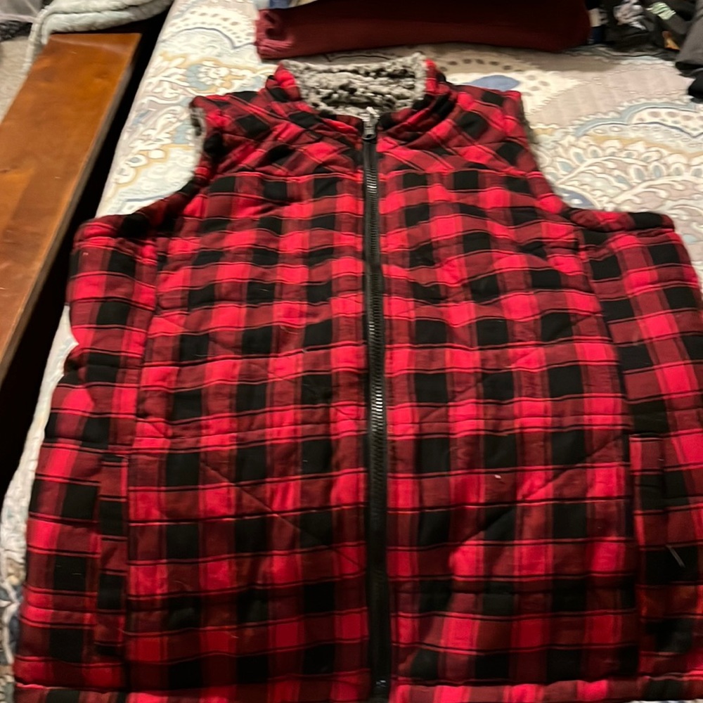 Red Buffalo Plaid Vest